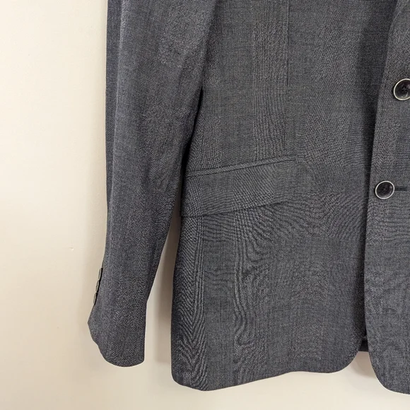 Ted Baker London Men's Modern Fit Blazer Grey Check Wool‎ Apothecary - Picture 7 of 16